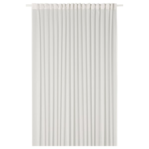 ROSENROBINIA Sheer curtain, 1 piece, white/with heading tape, 300x300 cm
