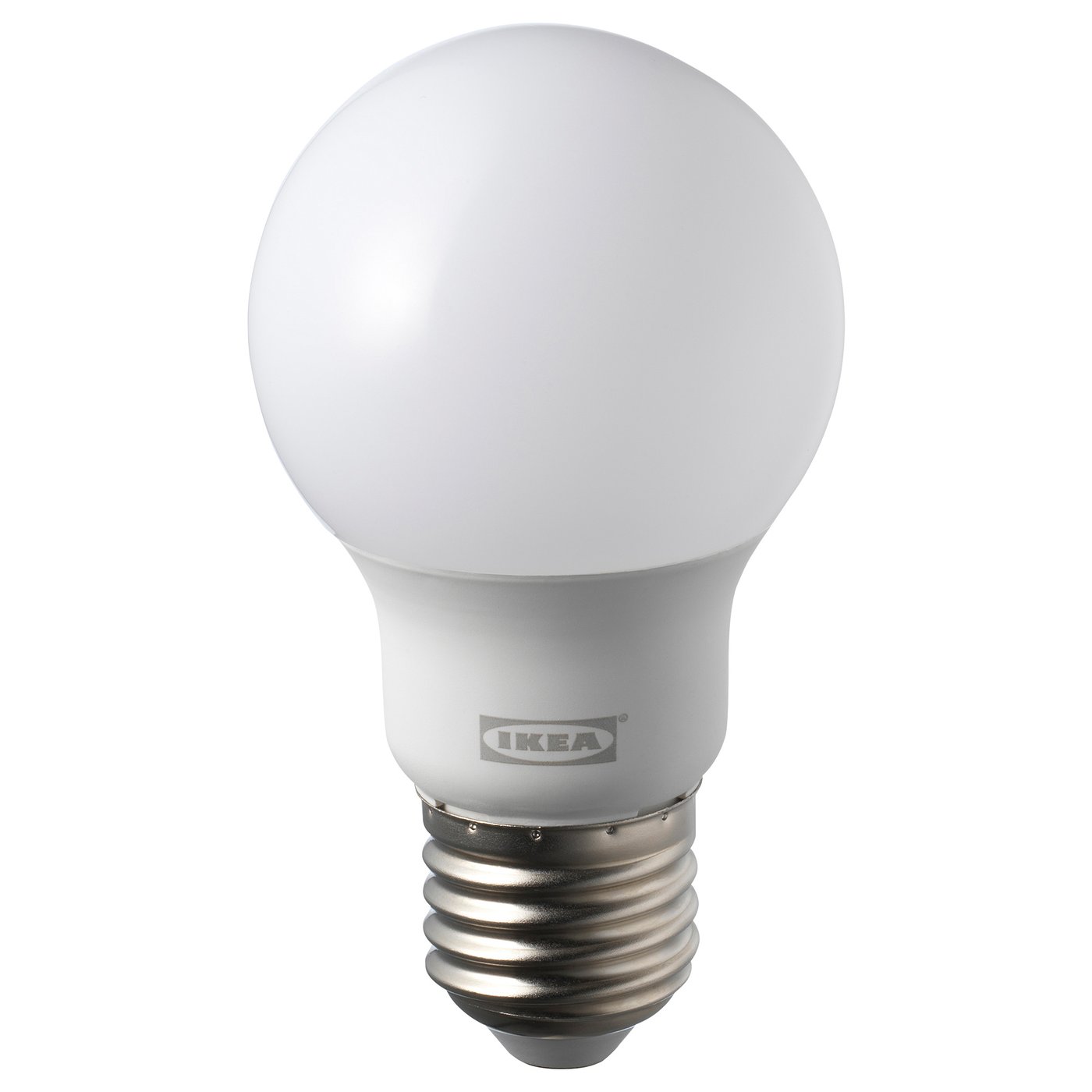 RYET LED bulb E27 600 lumen globe opal white IKEA