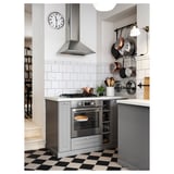 SÄLJAN Worktop, white/light grey stone effect/laminate, 186x3.8 cm