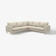 SALTSJÖBADEN Cover for corner sofa, 4-seat, Fridtuna light beige