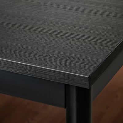 SANDSBERG Table, black, 110x67 cm