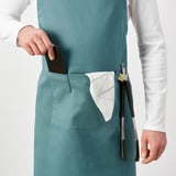 SANDVIVA Apron, blue, 69x85 cm