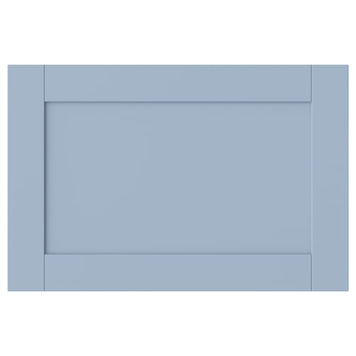SANNIDAL Door with soft closing hinges, blue, 60x40 cm