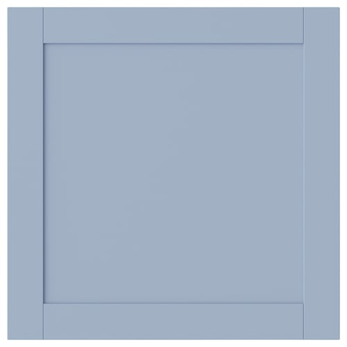 SANNIDAL Door with soft closing hinges, blue, 60x60 cm