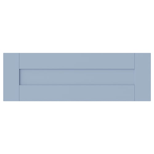 SANNIDAL blue drawer front: rectangular shape, simple design, smooth foil finish.