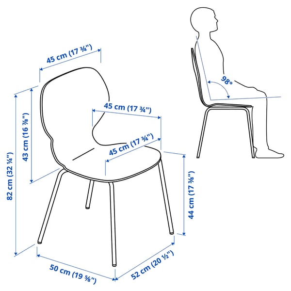 SIGTRYGG Chair, dark brown/Sefast white