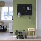 SKÅDIS Pegboard combination, black, 76x56 cm