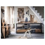 SKÅDIS Pegboard combination, wood, 56x112 cm