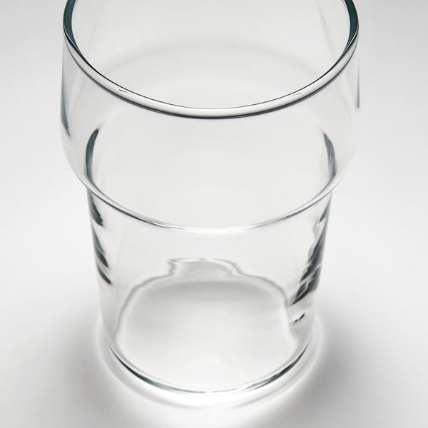 SKINNFISK Glass, clear glass, 35 cl