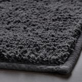 SÖDERSJÖN Bath mat, dark grey, 40x60 cm