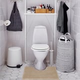 SÖDERSJÖN Pedestal mat, light beige, 55x60 cm