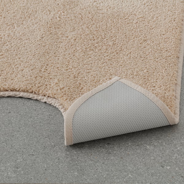 SÖDERSJÖN Pedestal mat, light beige, 55x60 cm