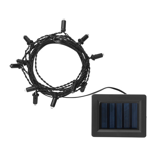 SOLARVET LED lighting chain with 12 lights IKEA