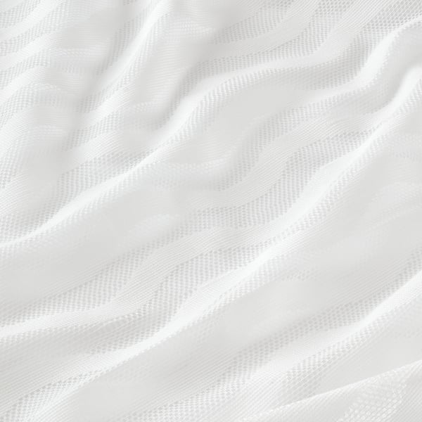 SOTSTÄVMAL Sheer curtains, 1 pair, white/with heading tape, 145x300 cm