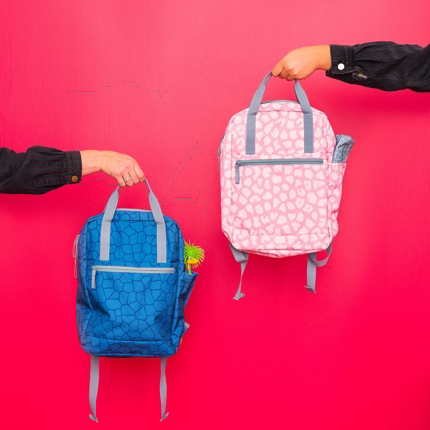 STARTTID Backpack, patterned/pink, 12 l IKEA