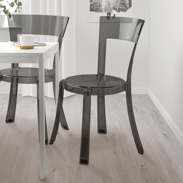 STEIN Chair, transparent grey