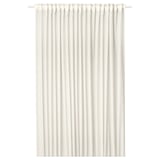 STENFRÖ Sheer curtain, 1 piece, beige/with heading tape, 300x300 cm