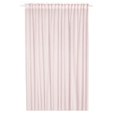 STENFRÖ Sheer curtain, 1 piece, pink/with heading tape, 300x300 cm