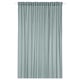 STENFRÖ Sheer curtain, 1 piece, turquoise/with heading tape, 300x300 cm