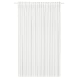 STENFRÖ Sheer curtain, 1 piece, white/with heading tape, 300x300 cm