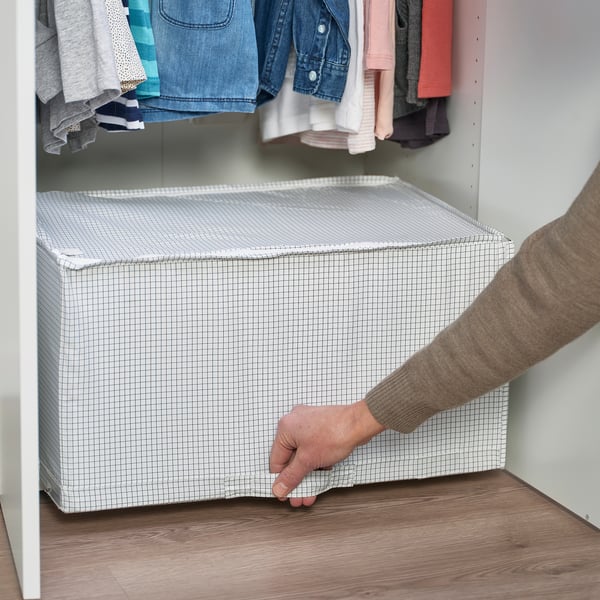 STUK Storage case, white/black, 34x51x28 cm