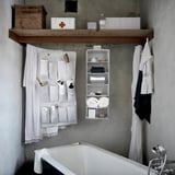 STUK Storage with 7 compartments, white/grey, 30x30x90 cm