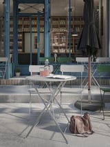SUNDSÖ Chair, outdoor, grey