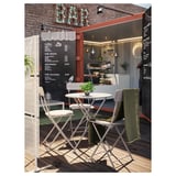 SUNDSÖ Chair, outdoor, grey