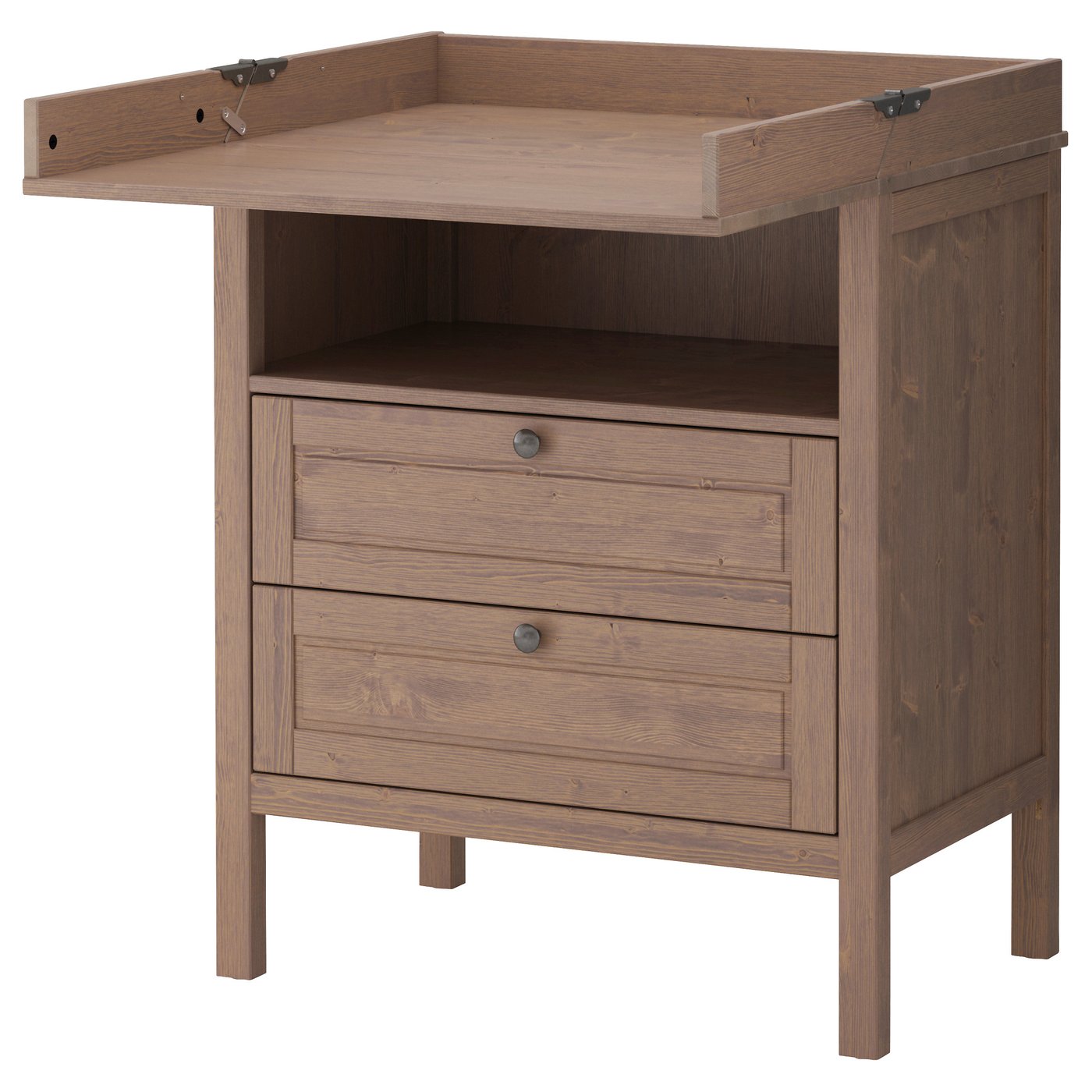 ikea wooden changing table
