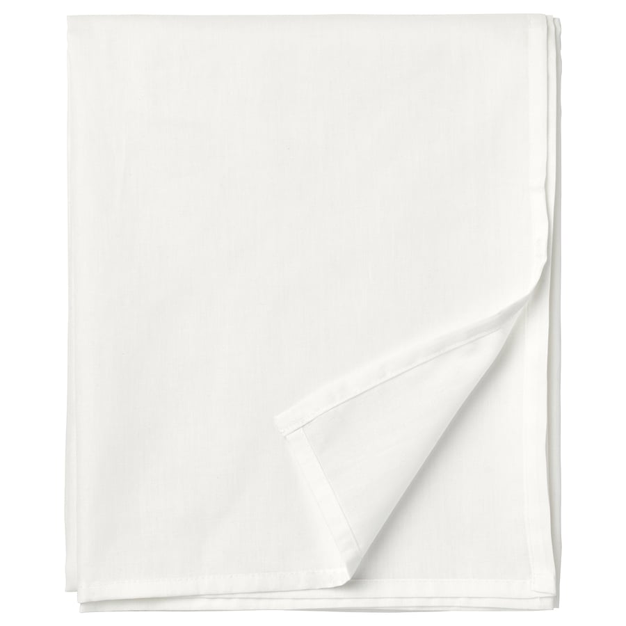 TAGGVALLMO sheet, white, 150x250 cm IKEA