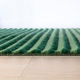 TÅGSPÅR Rug, high pile, green, 200x300 cm