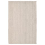 TIPHEDE Rug, flatwoven, natural/black, 120x180 cm