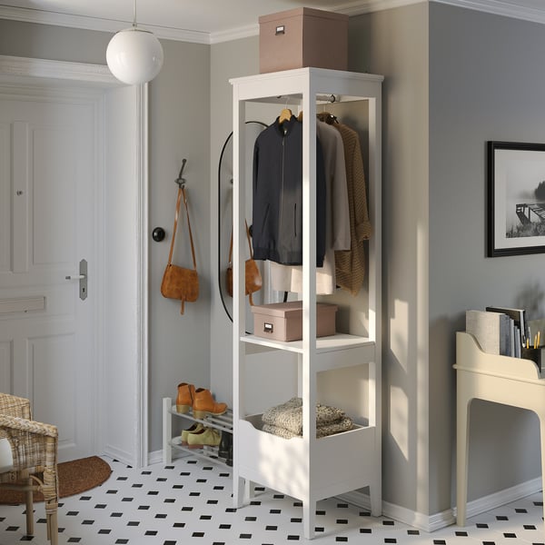 TJOG Storage box with lid, dark beige, 32x31x30 cm