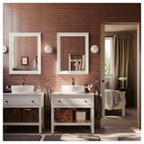 TOFTBYN Mirror, white, 65x85 cm