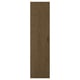 TONSTAD Door with hinges, brown/stained oak veneer, 50x195 cm