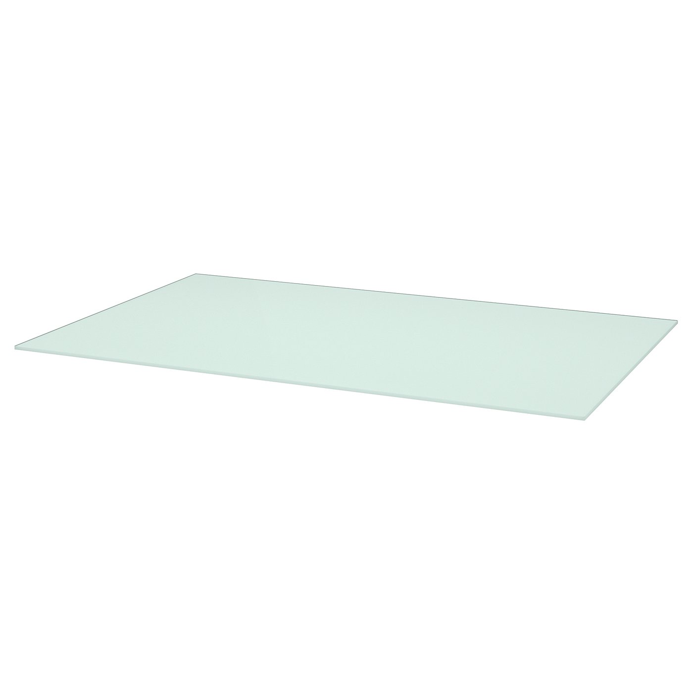 TORSBY Table top, glass white, 135x85 cm - IKEA