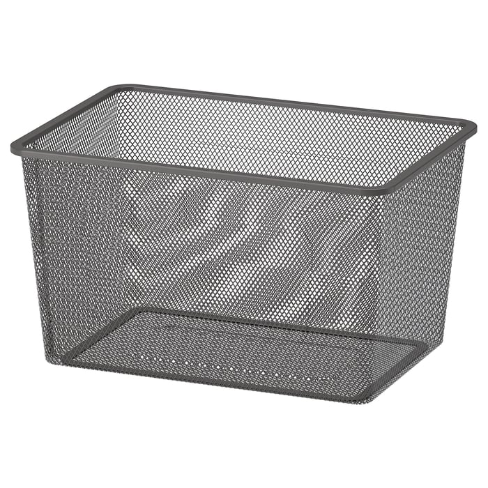 TROFAST mesh storage box, dark grey, 42x30x23 cm IKEA