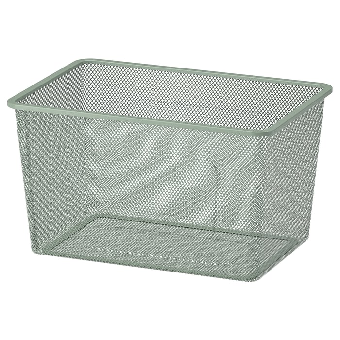 TROFAST mesh storage box, light greengrey, 42x30x23 cm IKEA