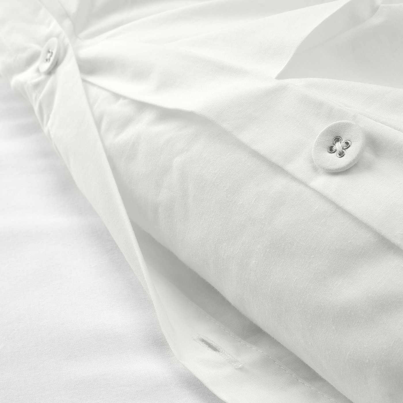 TRUBBTÅG duvet cover and 2 pillowcases, white, 240x220/50x80