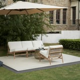 TVARÖ / FRÖSÖN 4-seat conversation set, outdoor, beige