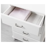 TYSSEDAL Chest of 4 drawers, white, 67x102 cm