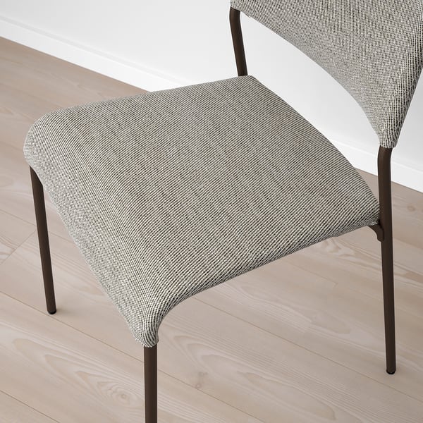 UDMUND Chair, brown/Viarp beige/brown