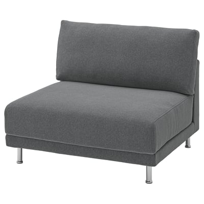 UPPÅKRA Cover for 1.5-seat module, Johanneshov dark grey