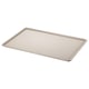 VÄLVÅRDAD Dish drainer, beige/galvanised, 52x35 cm