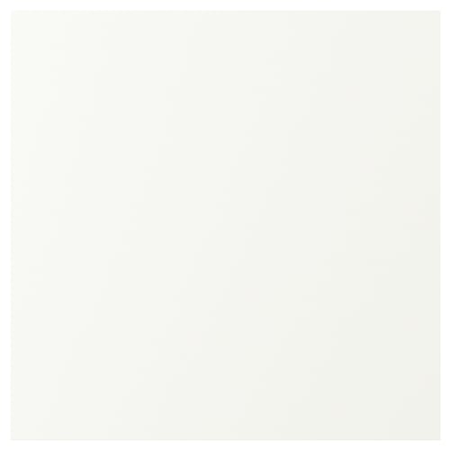 White kitchen cabinet with simple design, smooth surface, left/right mount option, 25-year warranty, resistant to moisture and stains.