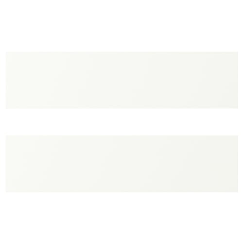 VALLSTENA white cabinet, smooth surface, rectangular shape, easy-clean plastic foil.