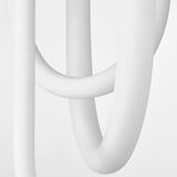 VARMBLIXT LED pendant lamp, white frosted glass, 46 cm