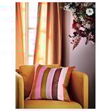 VATTENVÄN Cushion cover, pink/striped, 50x50 cm