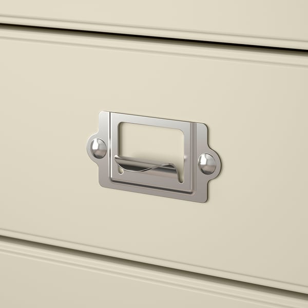 VEBJÖRN Desk, beige, 140x60 cm