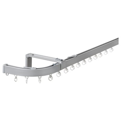 VIDGA Single track end closing set, silver-colour